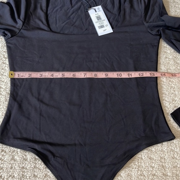 DYNAMITE NWT Maren Sculpt Long Sleeve Square Neck Bodysuit Size SMALL NEW - Picture 13 of 15